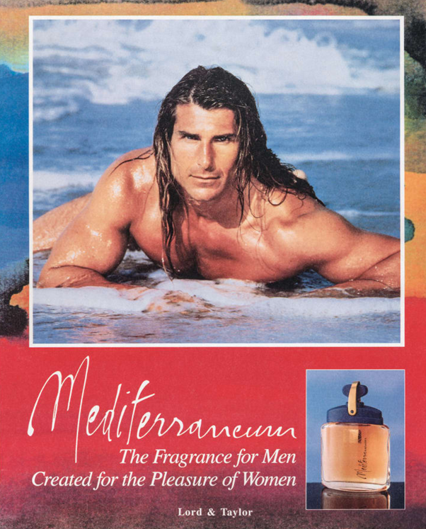 Muscular man sprawled on the beach